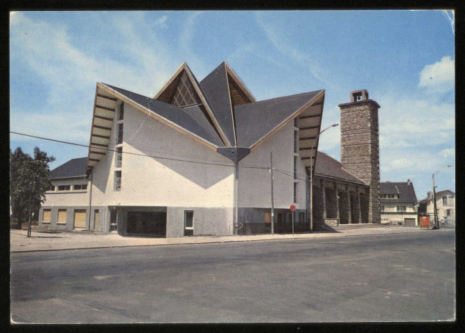 RIS-ORANGIS. - Le quartier de l'église. (Editions Raymon, 1976, 1 timbre à 80 centimes, couleur.) 