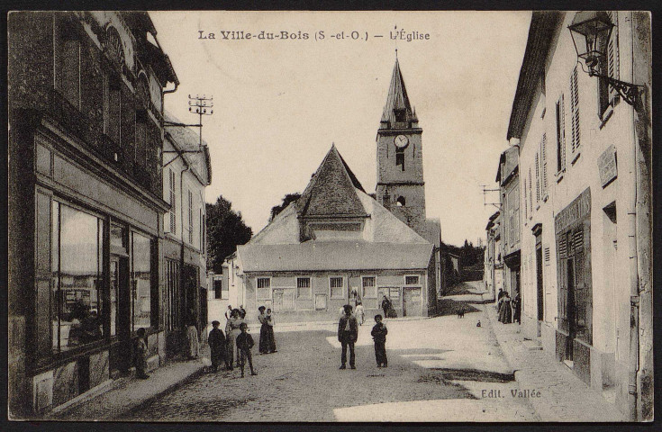 VILLE-DU-BOIS (LA). - L'église (5 juillet 1916).