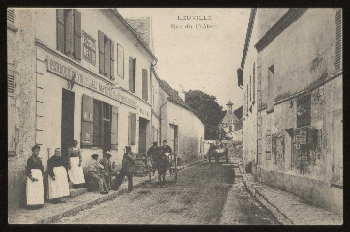 LEUVILLE-SUR-ORGE. - Rue du château. 