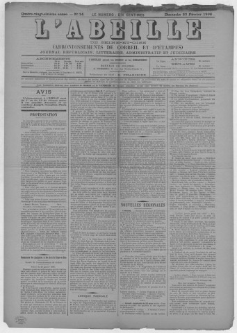 n° 14 (23 février 1896)