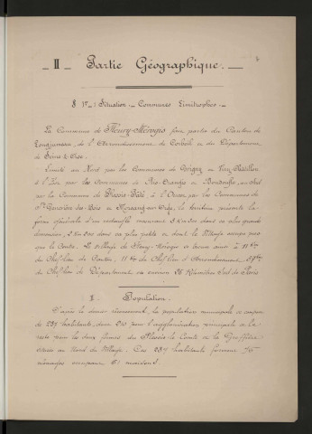 FLEURY-MEROGIS. - Monographie communale [1899] : 6 bandes, 28 vues. 