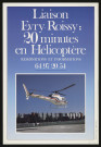 EVRY. - Liaison Evry-Roissy : 20 minutes en hélicoptère (1988). 