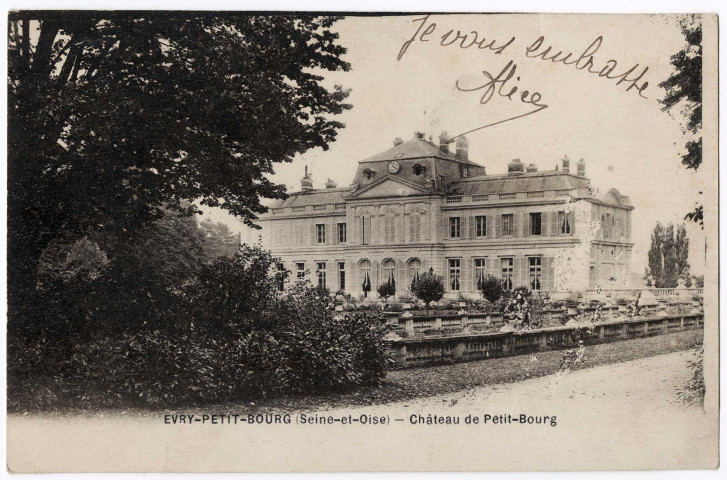 EVRY. - Evry-Petit-Bourg. Château de Petit-Bourg [Editeur Bréger, sépia]. 