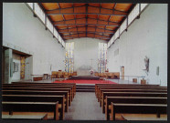 ORSAY.- La Clarté Dieu, maison d'église franciscaine, la chapelle, sans date.