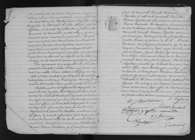 JUVISY-SUR-ORGE. Naissances, mariages, décès : registre d'état civil (1874-1882). 