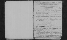 ABBEVILLE-LA-RIVIERE. Registre de naissances, mariages et décès (an XI-1830).