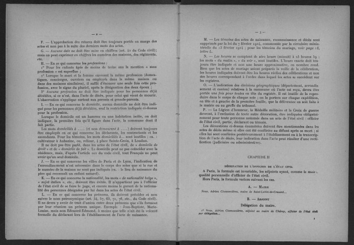 PALAISEAU. - Mariages : registre d'état civil.