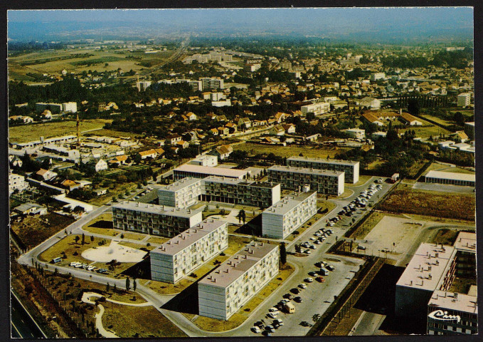 Arpajon.- Vue générale aérienne [1975-1990]. 