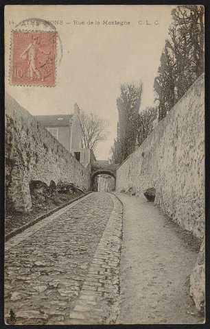 Athis-Mons.- Rue de la montagne [1904-1907]. 