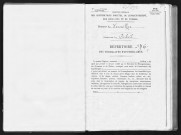 Conservation des hypothèques de CORBEIL. - Répertoire des formalités hypothécaires, volume n° 546 : A-Z (registre ouvert vers 1920). 