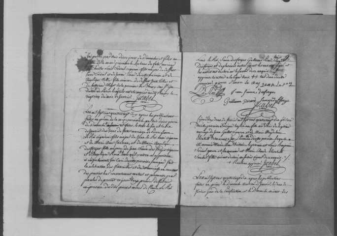 BREUX-JOUY. Naissances, mariages, décès : registre d'état civil (1790-an VII). [mariages (anVII), voir 4E506)]. 