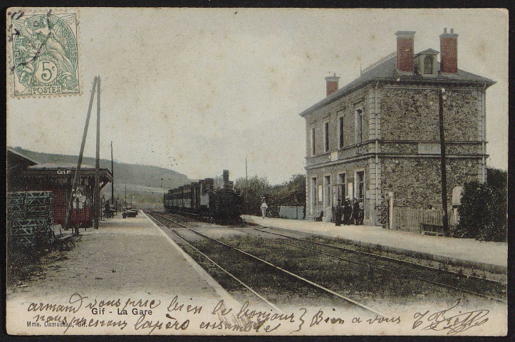 GIF-SUR-YVETTE.- La gare (1905). 
