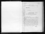 Conservation des hypothèques de CORBEIL. - Répertoire des formalités hypothécaires, volume n° 625 : A-Z (registre ouvert en 1941). 