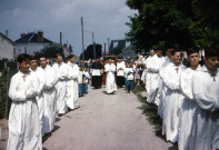 Procession de la chasse reliquaire de SAINT-BLAISE vers la chapelle SAINT-BLAISE, 19 juin 1960. 