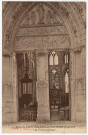 SAINT-SULPICE-DE-FAVIERES. - Le portail principal de l'église [Editeur Rameau, sépia]. 