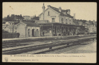 ATHIS-MONS. - Station du chemin de fer de Paris à Orléans, à 20 kilomètres de Paris. Edition Seine-et-Oise artistique et pittoresque, collection Paul Allorge, Montlhéry. 