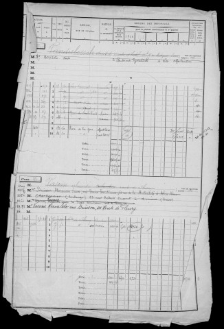 VIRY-CHATILLON. - Matrice des propriétés bâties : cases 1 à 432 [cadastre rénové en 1975]. 