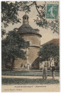 SAINT-JEAN-DE-BEAUREGARD. - Dépendances du château, le pigeonnier [Editeur Hamelin, 1909, timbre à 5 centimes, coloriée]. 