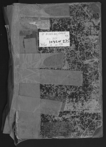 SAINT-MICHEL-SUR-ORGE. - Matrice des propriétés bâties et non bâties [cadastre rénové en 1950]. 