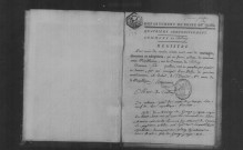COUDRAY. - Naissances, mariages, décès : registre d'état civil (1800-1811). 