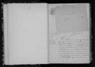 ETRECHY. Naissances, mariages, décès : registre d'état civil (1883-1890). 
