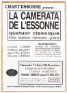 La Camerata de l'Essonne, quatuor classique : Laurent LEBON, Frédéric BAUDRY, Jean PELLEGEAY, Maurice HARRUS.