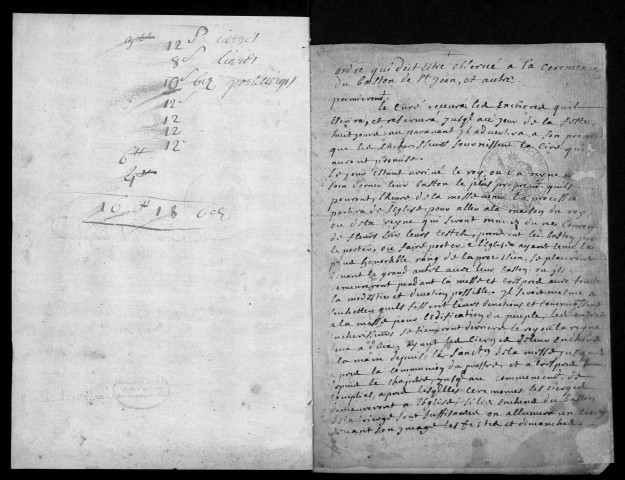 CHAUFFOUR-LES-ETRECHY. - Registres paroissiaux : registre des baptêmes, mariages et sépultures (1641-1748). 