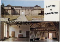 ANGERVILLE. - Château de DOMMERVILLE, Harm'or-Ligneau, 1975, 6 mots, couleur. 