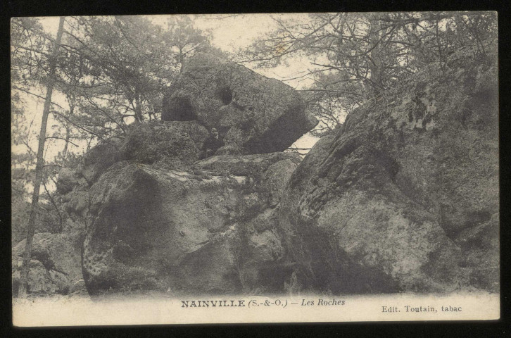 NAINVILLE-LES-ROCHES. - Les roches. Editeur Toutain, 1920. 