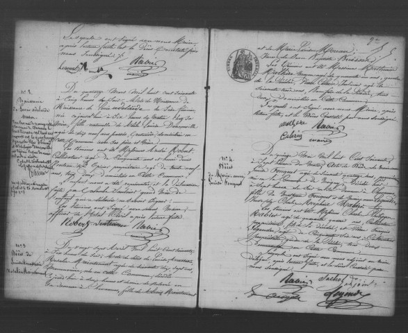CHEVANNES. Naissances, mariages, décès : registre d'état civil (1860-1872). 