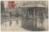 VERRIERES-LE-BUISSON. - Le lac [Editeur DWD, 1905, timbre à 10 centimes]. 
