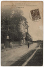 GIF-SUR-YVETTE. - Courcelles.- Le château transformé en assistance aux convalescents militaires et route de Gif. Editeur Seine-et-Oise Artistique, 1932, timbre à 40 centimes. 