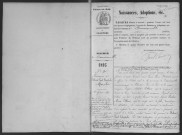 DOMMERVILLE (ANGERVILLE). - Naissances, mariages, décès : registre d'état civil.