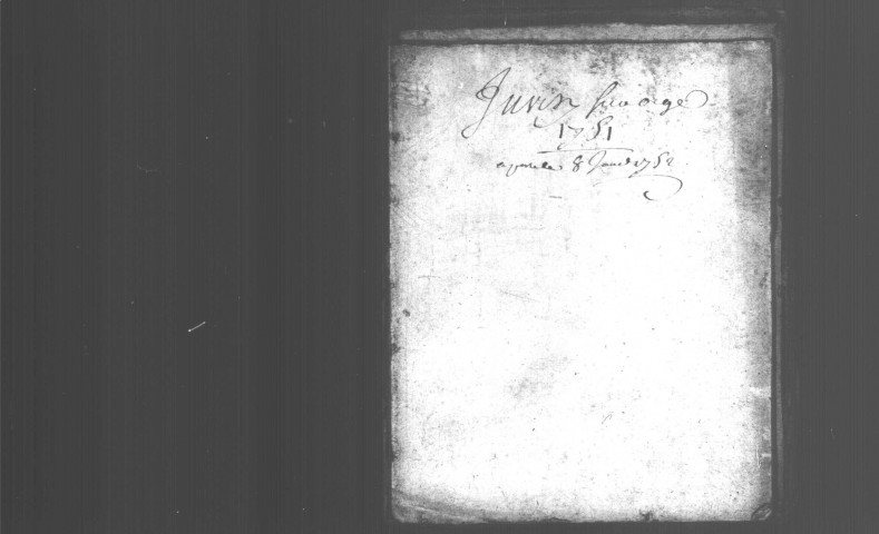 JUVISY-SUR-ORGE. Paroisse Saint-Nicolas : Baptêmes, mariages, sépultures : registre paroissial (1751-1770). 