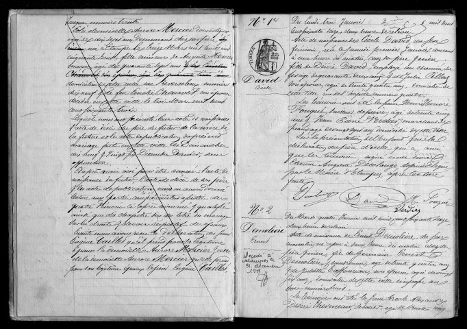 ETAMPES. Naissances : registre d'état civil (1876). 