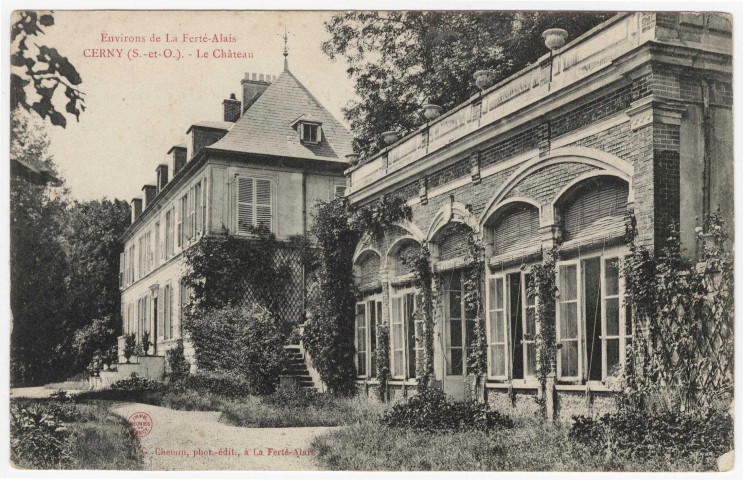 CERNY. - Le château, Chemin-Demigny. 