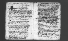 ECHARCON. Paroisse Saint-Martin : Baptêmes, mariages, sépultures : registre paroissial (1692-1743). [Lacunes : B.M.S. (1715-1736)]. 