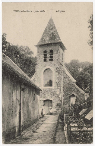 VILLIERS-LE-BACLE. - L'église [Editeur Bourdier, Debuisson]. 