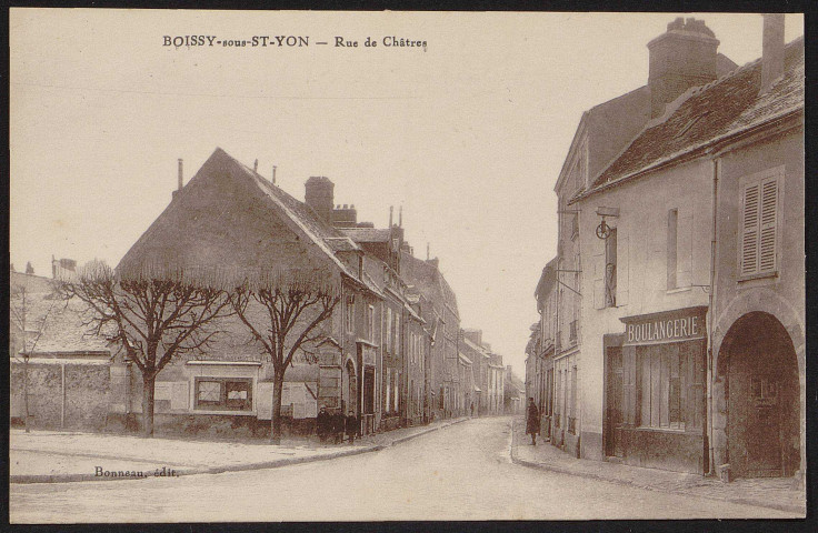 Boissy-Sous-Saint-Yon.- Rue de Châtres [1920-1940]. 