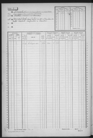 VERT-LE-PETIT. - Matrice des propriétés non bâties : folios 1 à 400 [cadastre rénové en 1945]. 