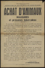 Seine-et-Oise [Département]. - Achat d'animaux maigres et présumés tuberculeux, 10 novembre 1935. 