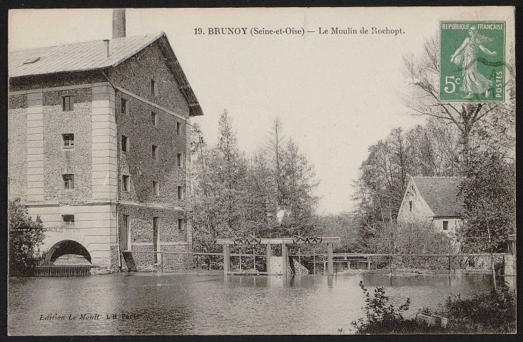 Brunoy.- Le moulin de Rochopt [1904-1910]. 