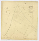 CORBREUSE. - Section C - Trouvillier (le), 3, ech. 1/2500, coul., aquarelle, papier, 68x63 (1828). 