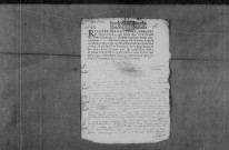 SAINT-AUBIN. Paroisse Saint-Aubin d'Angers : Baptêmes, mariages, sépultures : registre paroissial (1692-1710, 1737-1747). 
