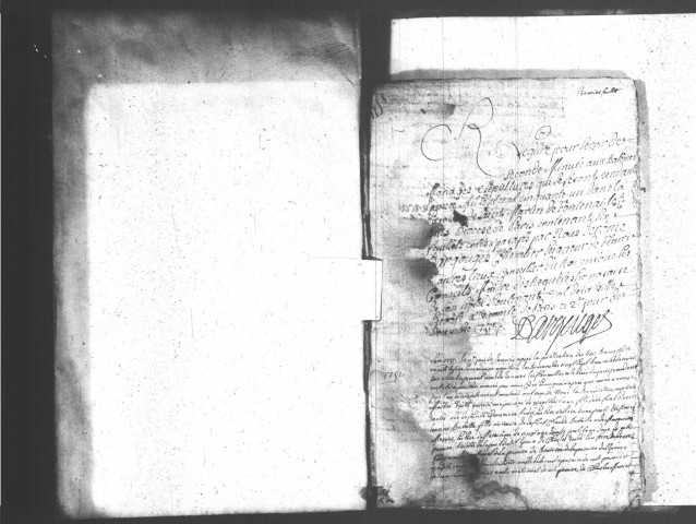 FONTENAY-LES-BRIIS. Paroisse Saint-Martin : Baptêmes, mariages, sépultures : registre paroissial (1751-1770). 