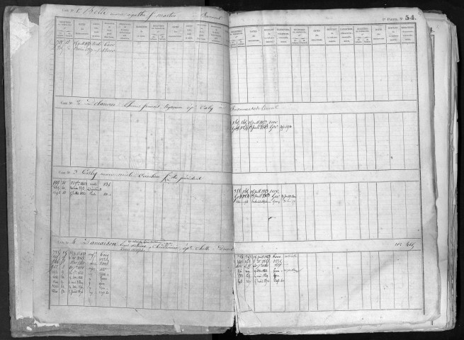 Conservation des hypothèques de CORBEIL. - Répertoire des formalités hypothécaires, volume n° 207 : A-Z (registre ouvert en 1852). 
