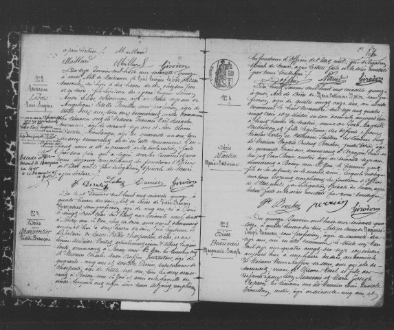 BOISSY-SOUS-SAINT-YON. Naissances, mariages, décès : registre d'état civil (1875-1890). 