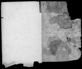 MILLY-LA-FORET. - Registre paroissial des baptêmes, mariages et sépultures (1633-1658). 