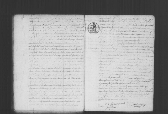 BOUSSY-SAINT-ANTOINE. Naissances, mariages, décès : registre d'état civil (1828-1842). 