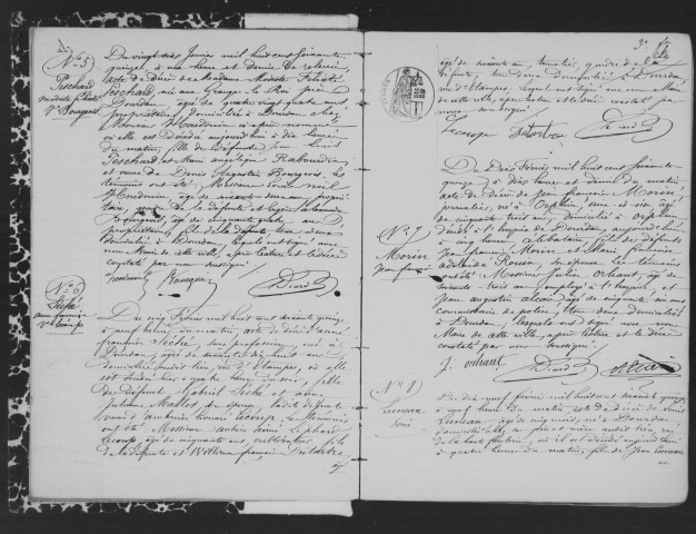 DOURDAN. Décès : registre d'état civil (1875-1888). 